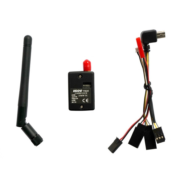 Видеопередатчик микро HIEE 5.8GHz TS25 25mW 22 канала для FPV систем 350м